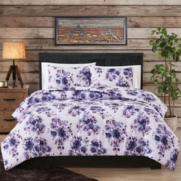 London Fog Penny Floral 3pc. Mini Comforter Set