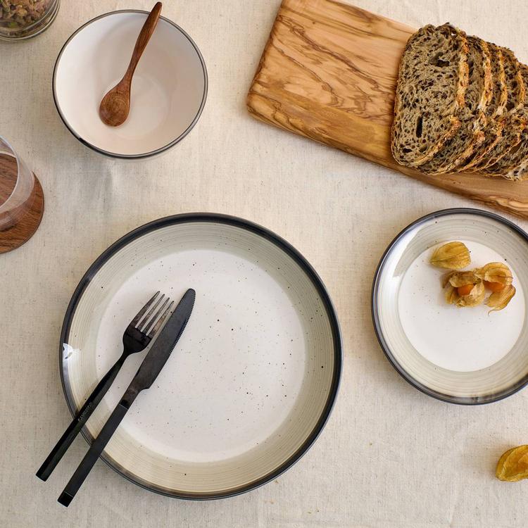 Earth & Clay Harlow 12-Piece Earthenware Dinnerware Set
