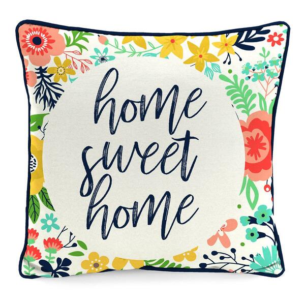 Jordan Manufacturing Home Sweet Home Outdoor Throw Pillow - image 