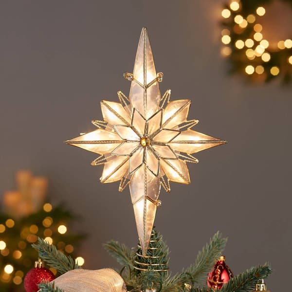 Kurt Adler 10-Light Multi-Pointed Bethlehem Star Treetop