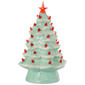 Mr. Christmas 12in. LED Ceramic Nostalgic Holly Christmas Tree - image 1