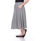 Plus Size White Mark Tasmin Flare Midi Skirt - image 3