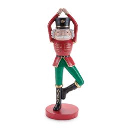 Melrose Yoga Nutcracker Soldier Figurines - Set of 3