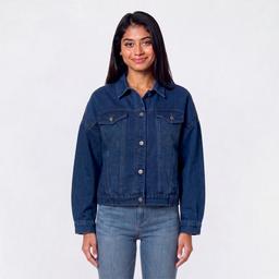 Juniors YMI® 80''s Denim Bomber Jacket