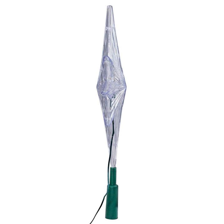Kurt Adler Polar Star Treetop w/ LED Color-Changing Light