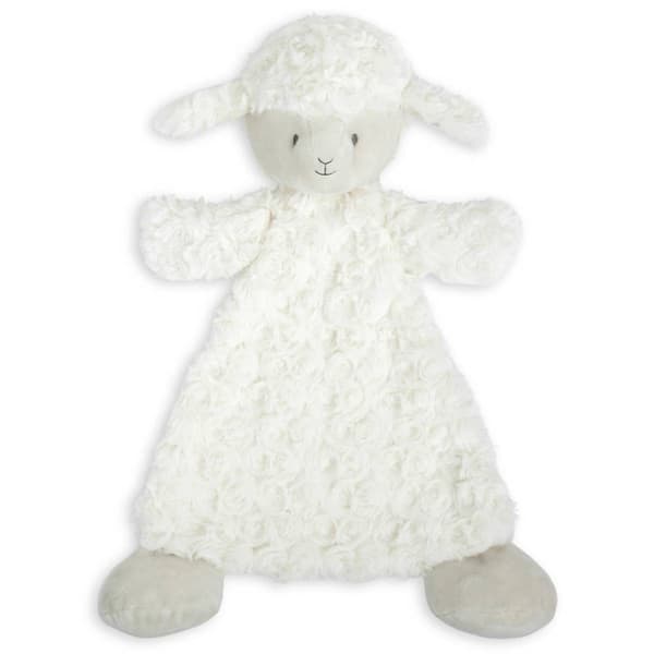 Demdaco Dolly Lamb Rattle Blankie - image 