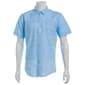 Mens IZOD(R) Striped Chambray Short Sleeve Button Down Shirt - image 1