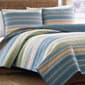 Eddie Bauer Yakima Valley Stripe Persimmon 136TC. Quilt Set - image 1