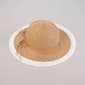 Womens Madd Hatter Shimmer Large Brim w/ Band Straw Hat - image 1