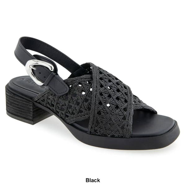 Womens Aerosoles Demi Block Heeled Slingback Sandals - image 