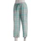 Plus Size MUK LUKS® Plaid Printed Cloud Knit Capri - image 2