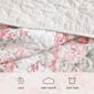 Laura Ashley Rosemoore Reversible Reversible Qulit Set - image 4