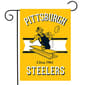 Briarwood Lane Retro Pittsburg Steelers Garden Flag - image 1