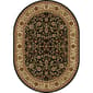 Tayse Sensation Ventura Oval Area Rug - Black - image 1