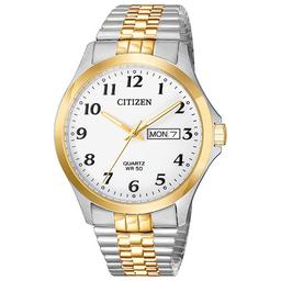 Mens Citizen(R) Quartz Two-Tone Watch - BF5004-93A