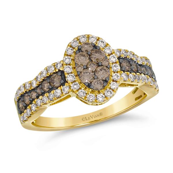Le Vian(R) Chocolate Diamonds(R) Nude Diamonds(tm) Honey Gold(tm) Ring - image 