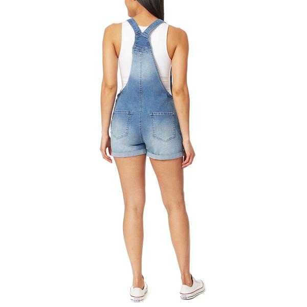 Juniors Wallflower Retro High Rise Shortalls - image 