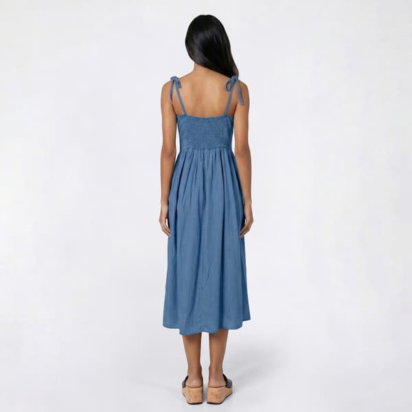 Juniors Love Tree Tencel Corset Midi Dress