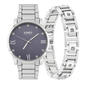 Mens Jones New York Silver-Tone Watch Set - 9777S-42-J28 - image 1