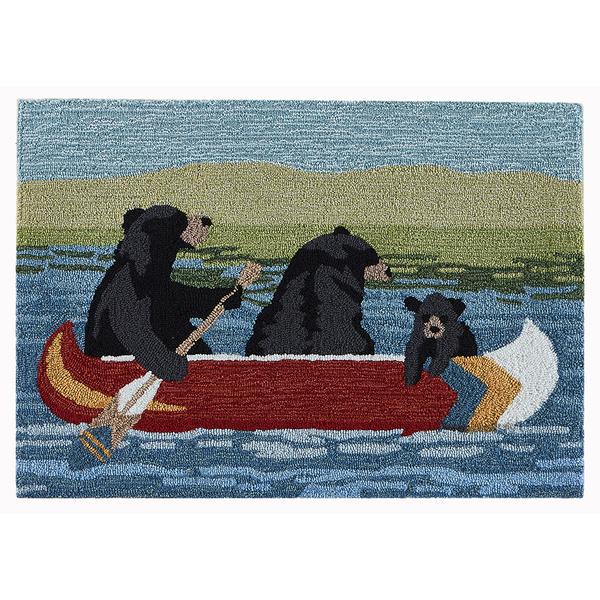 Liora Manne Frontporch Are We Bear Yet? Indoor/Outdoor Accent Rug