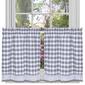 Achim Buffalo Check Window Rod Pocket Tier Pair Curtains - image 4