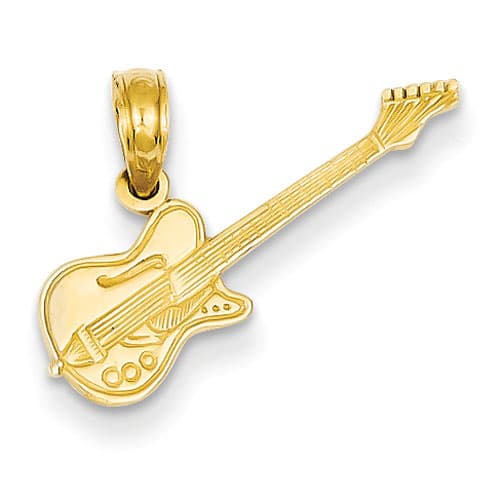 Gold Classics&#40;tm&#41; 14k. Electric Guitar Pendant - image 
