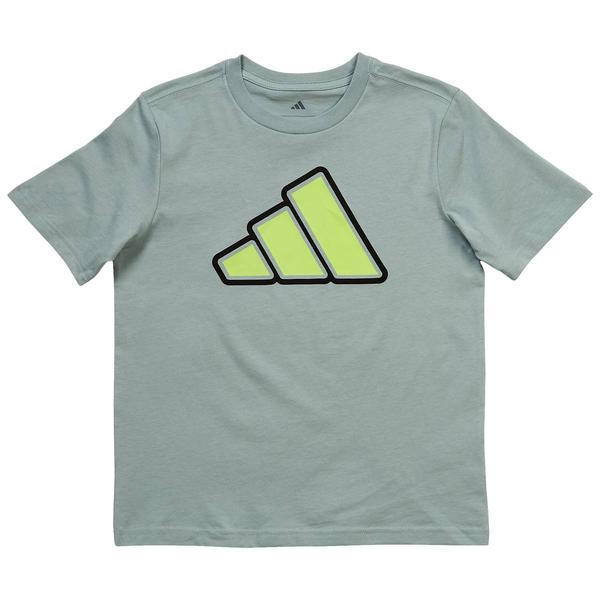 Boys (8-20) adidas(R) Short Sleeve Two-Tone Logo Tee - image 