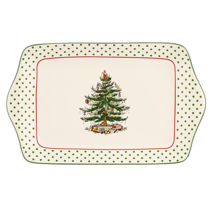 Portmeiron Polka Dot Dessert Tray