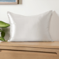 Soft Essentials 100% Mulberry Silk Zippered Pillowcase - image 1