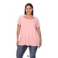 Plus Size White Mark Crisscross Neckline Short Sleeve Tunic - image 11