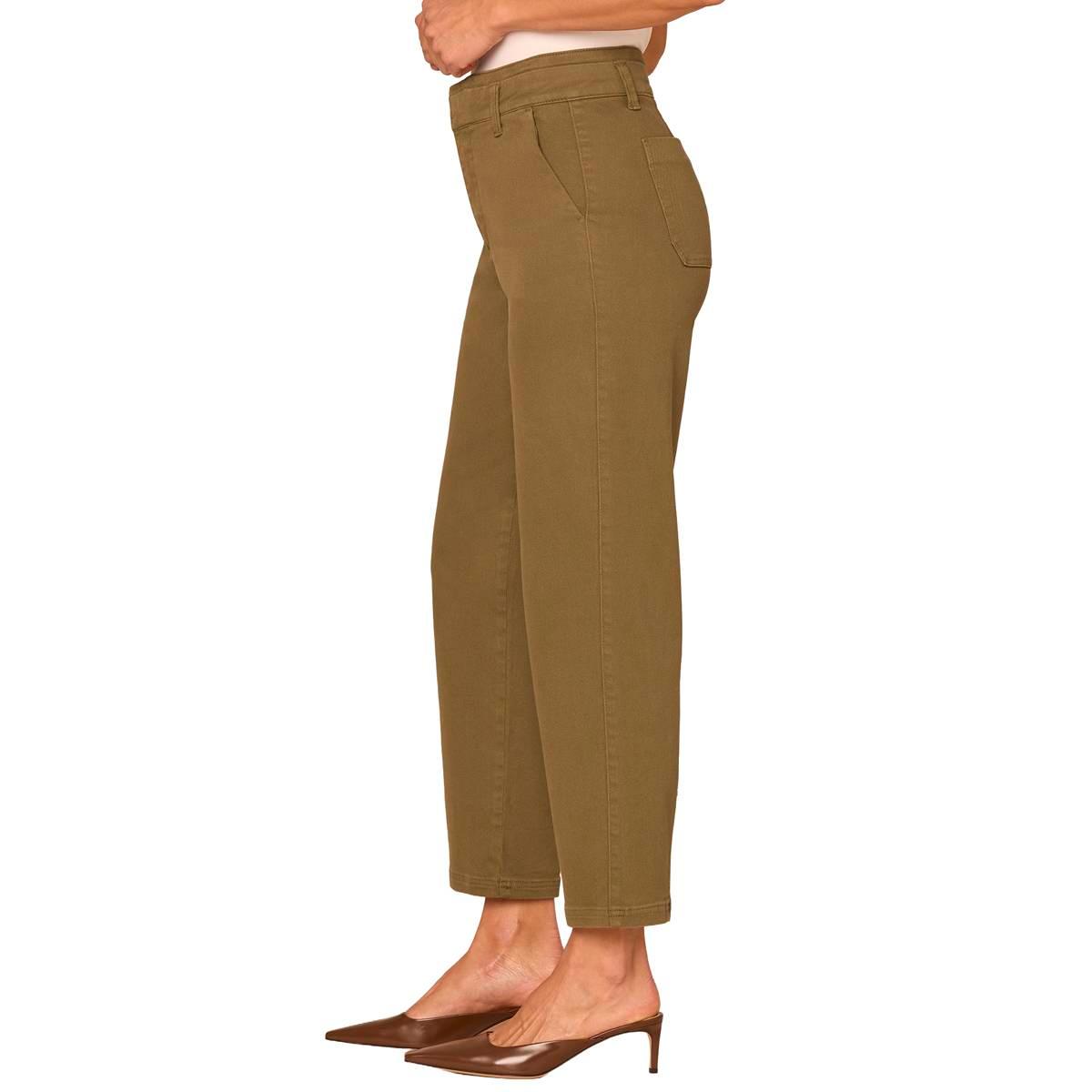 Womens Democracy “Ab”solution® Skyrise Straight Leg Colored Pants