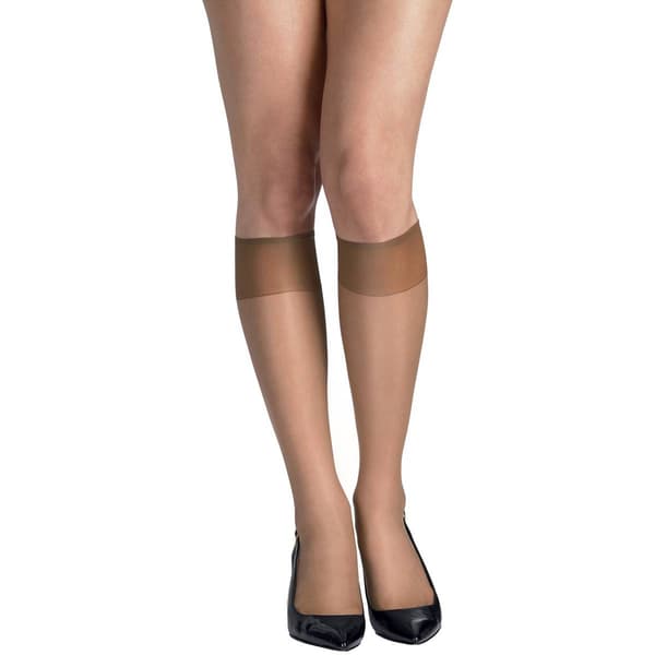 Womens Hanes(R) Silk Reflections Sheer Knee High 2pk Hosiery - image 