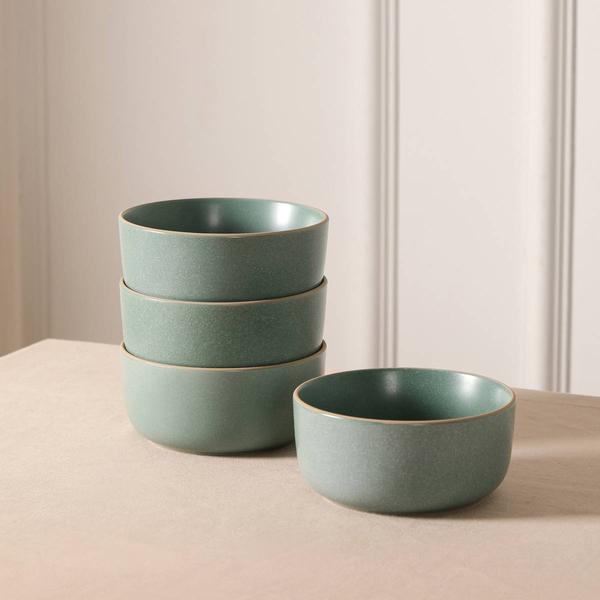 Earth & Clay Amber 12-Piece Stoneware Dinnerware Set