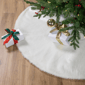 Northlight 48in. White Polar Bear Faux Fur Christmas Tree Skirt - image 1