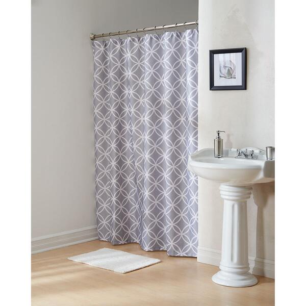 Maytex Emma Fabric Shower Curtain - image 