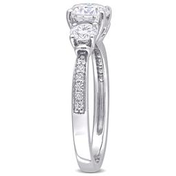 Diamond Classics™ 10kt. White Gold Moissanite Ring