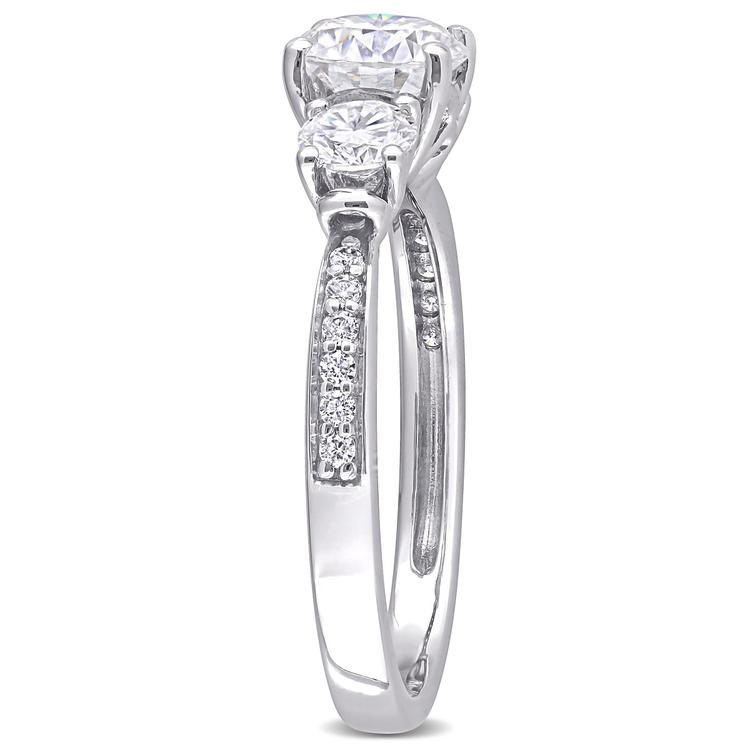 Diamond Classics™ 10kt. White Gold Moissanite Ring