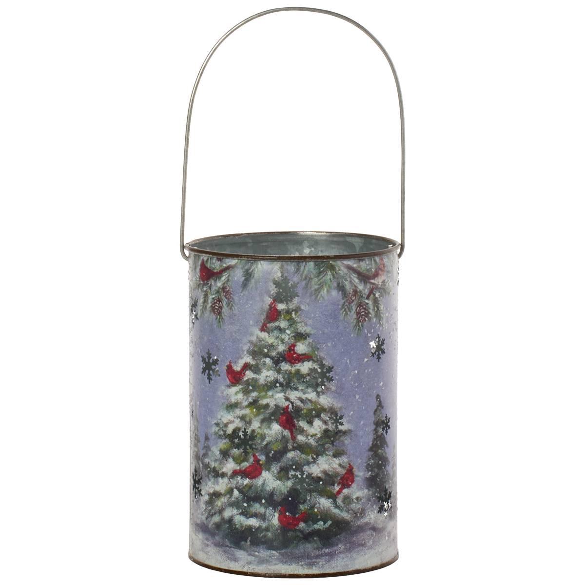 Primitives By Kathy Cardinal Trees Lantern