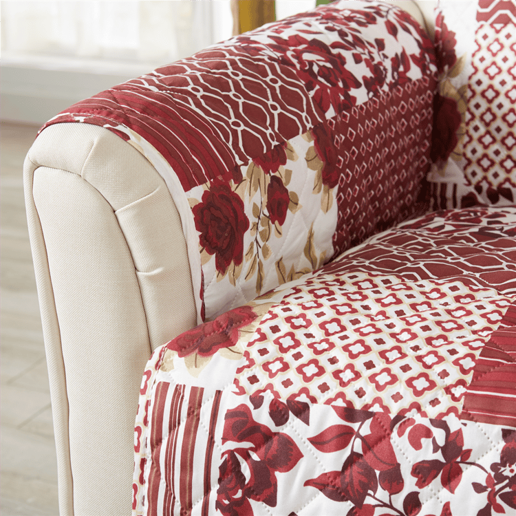 Freshfolds Reversible Patchwork Pet Furniture Protector