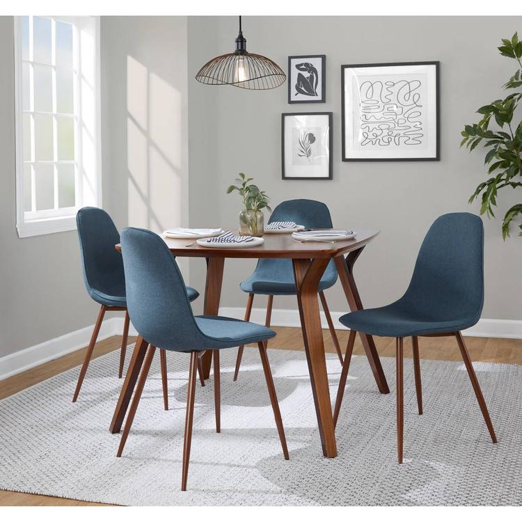 LumiSource Pebble Mid-Century Modern Accent Chairs - Set of 2