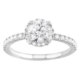 Nova Star(R) White Gold 1 1/3ctw. Lab Grown Diamond Engagement Ring