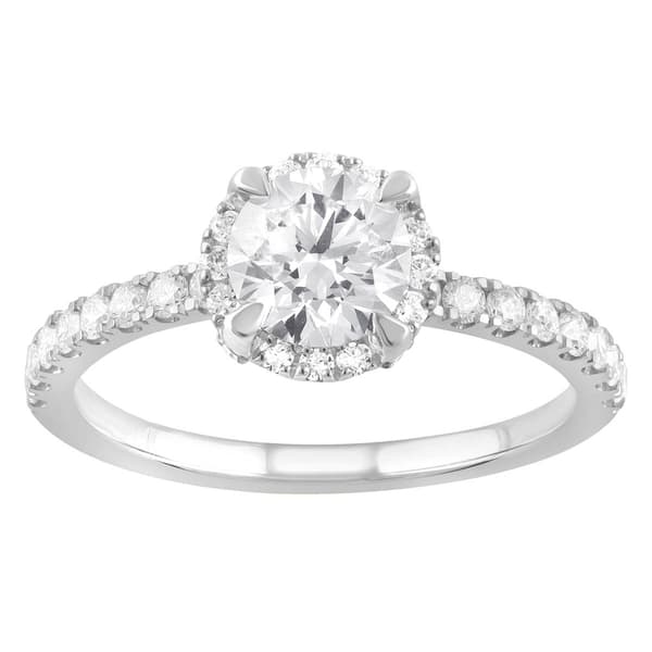 Nova Star(R) White Gold 1 1/3ctw. Lab Grown Diamond Engagement Ring - image 