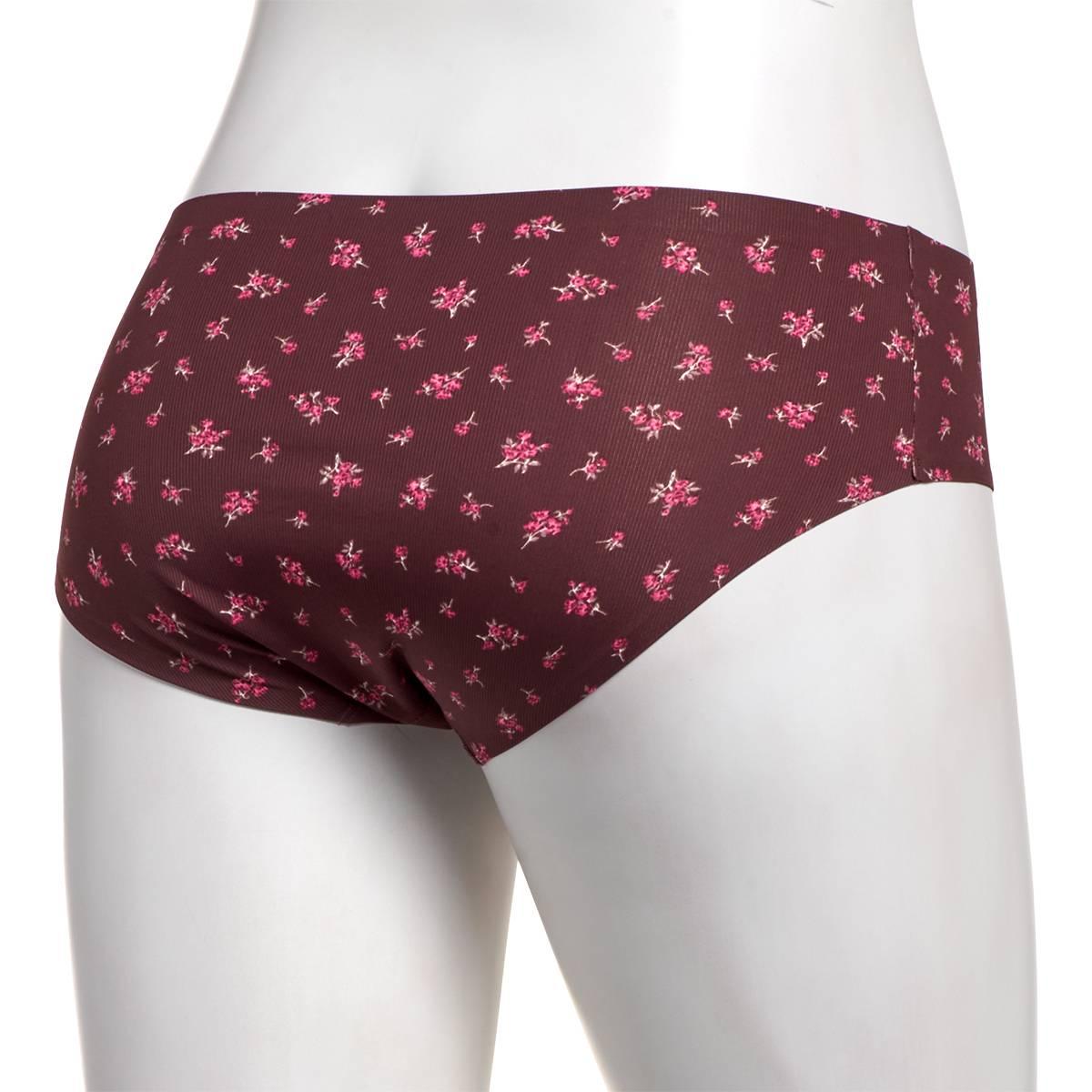 Womens Laura Ashley® Ribbed Laser Hipster Panties - LS8444AV