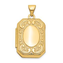 Gold Classics(tm) 14kt. Gold Rectangle Locket