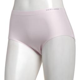 Womens Laura Ashley(R) Brushed Micro Brief Panties - LS4063LJ