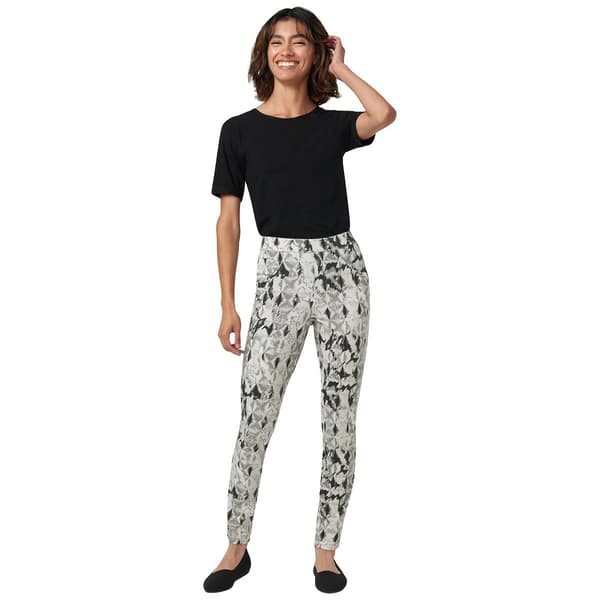 Womens HUE&#174; Snakeskin Denim Leggings