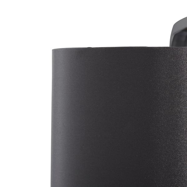 9th & Pike® Black Metal Traditional Table Lamp with Fabric Shade