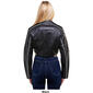 Juniors Love Tree Tipped Vegan Leather Moto Jacket - image 2