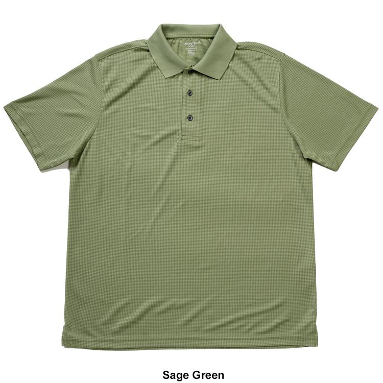 Mens Architect® Grid Polyester Golf Polo