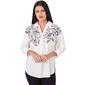Womens Ruby Rd. Batik Blush Woven Bolinese Top - image 1